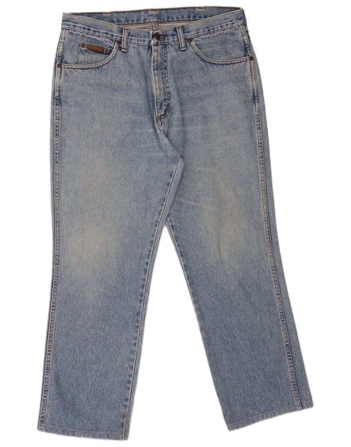 Мужские прямые джинсы Wrangler Texas W35 L27, синий хлопок