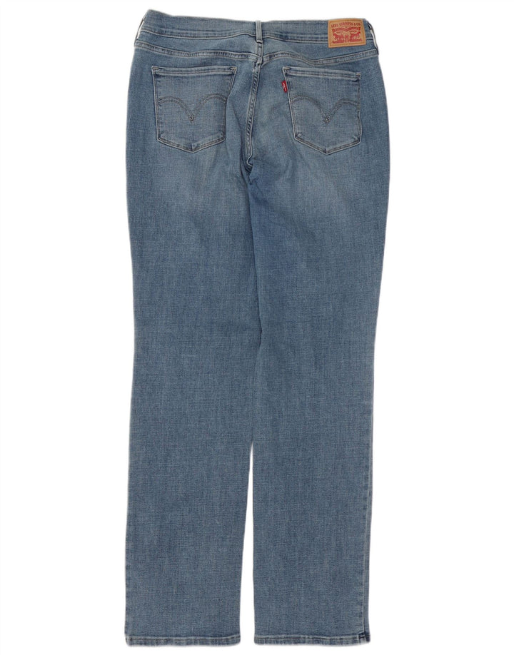 Женские длинные прямые джинсы LEVI'S, размер США 10, большие размеры W30 L34, синий хлопок