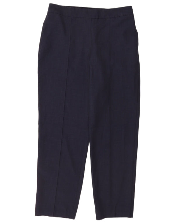 Женские брюки чинос Marks & Spencer UK 14, большие W32 L27, темно-синие в клетку
