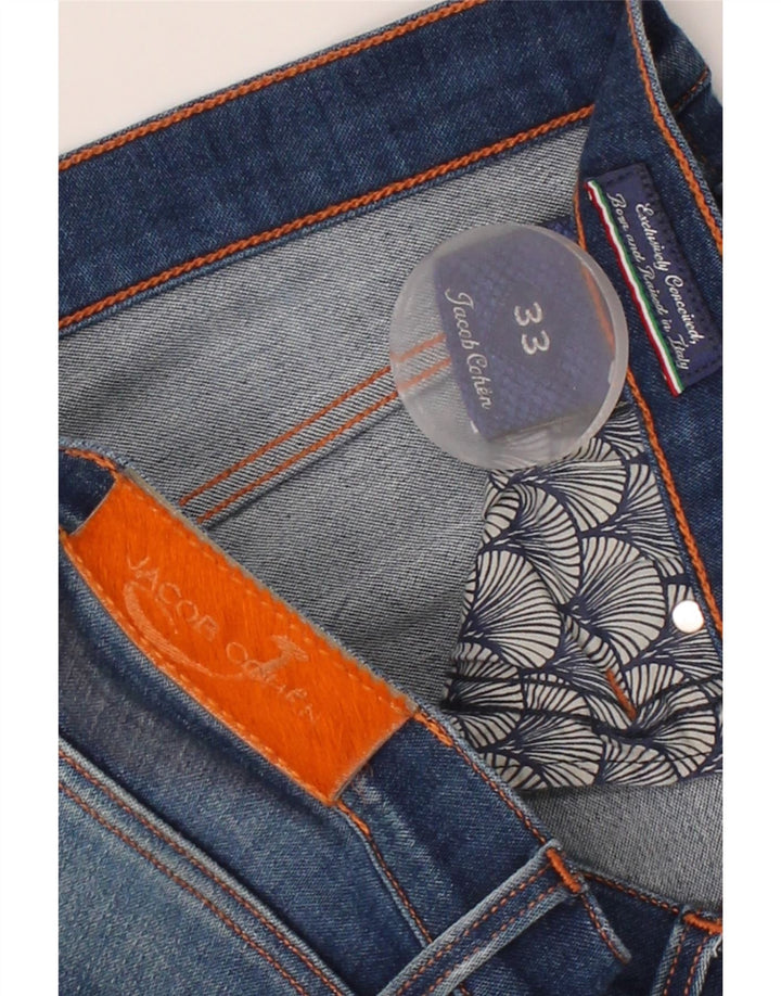 JACOB COHEN Womens Slim Jeans W34 L33 Blue Cotton Vintage Jacob Cohen and Second-Hand Jacob Cohen from Messina Hembry 