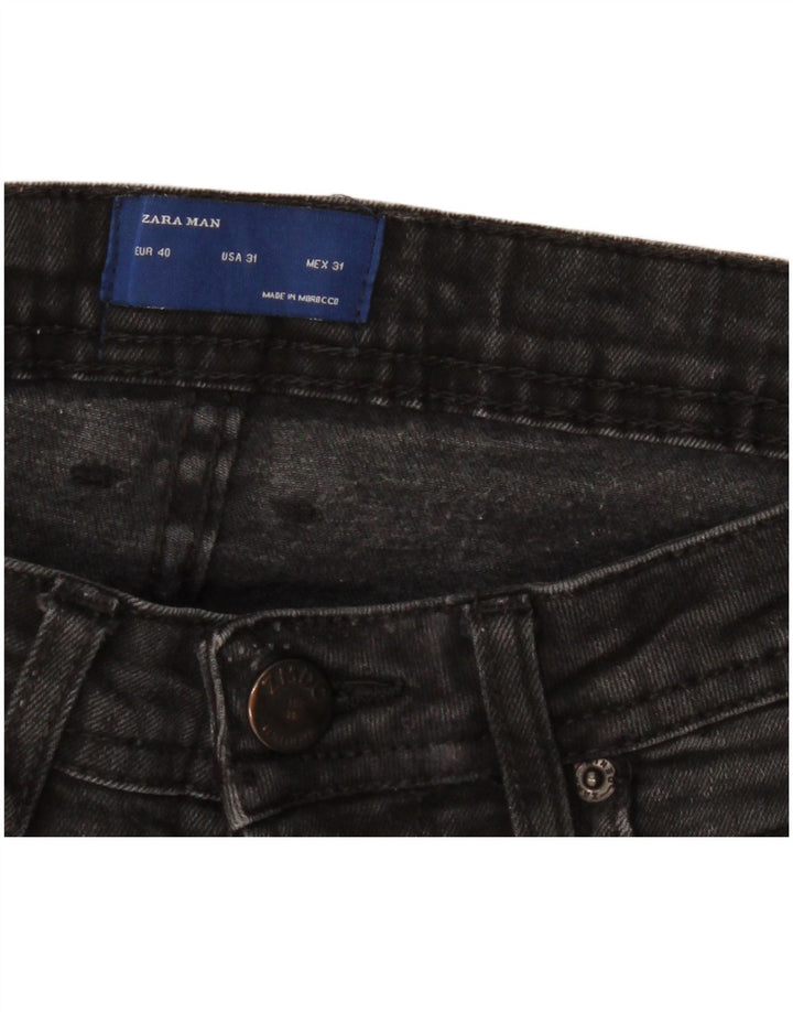 Джинсы мужские узкие Zara EU 40 Medium W31 L30 черные
