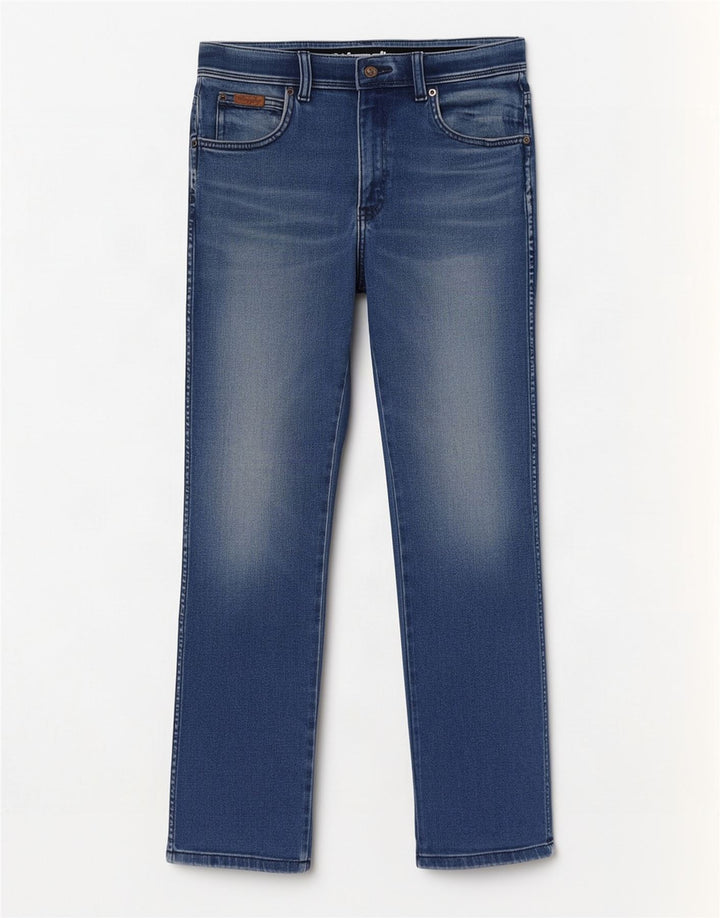Мужские джинсы Wrangler Texas Slim W32 L30, синий хлопок