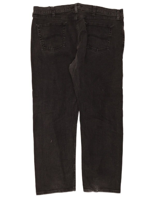 Мужские прямые джинсы Lee Regular Fit W42 L30, черный хлопок