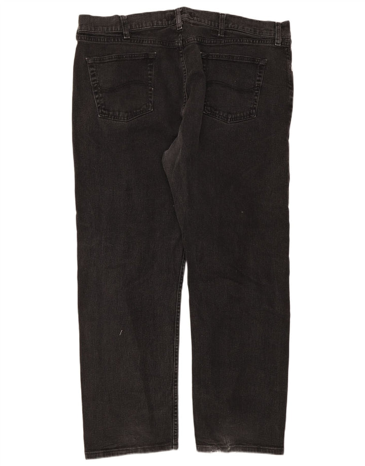Мужские прямые джинсы Lee Regular Fit W42 L30, черный хлопок