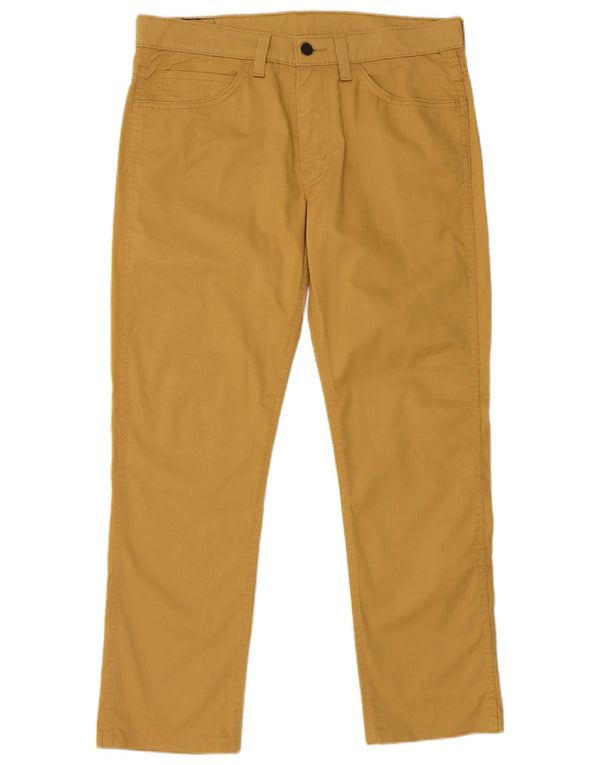 Мужские повседневные брюки Levi's 511 Slim W34 L28 Желтые хлопковые