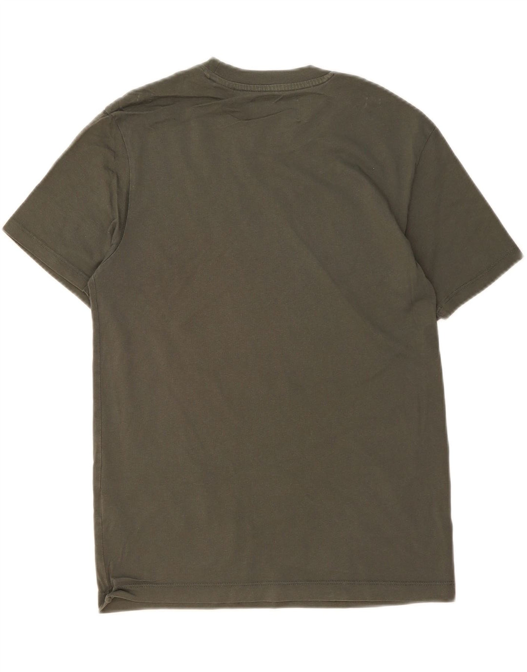 PENGUIN Mens T-Shirt Top Small Khaki Cotton