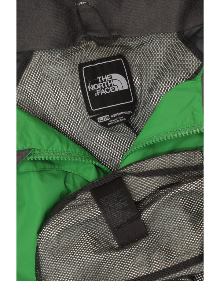 Мужская дождевик с капюшоном THE NORTH FACE UK 42 XL, зеленый нейлон