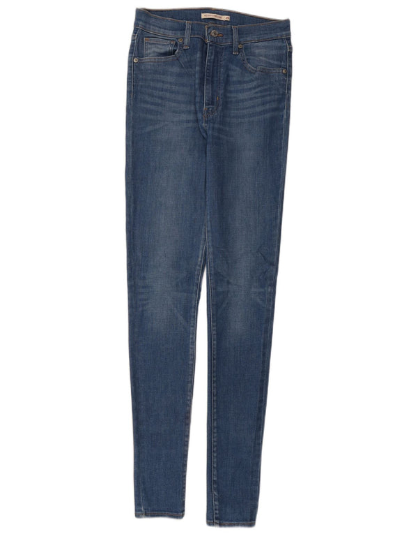 Женские джинсы суперскинни Levi's Mile High W29 L34, синий хлопок