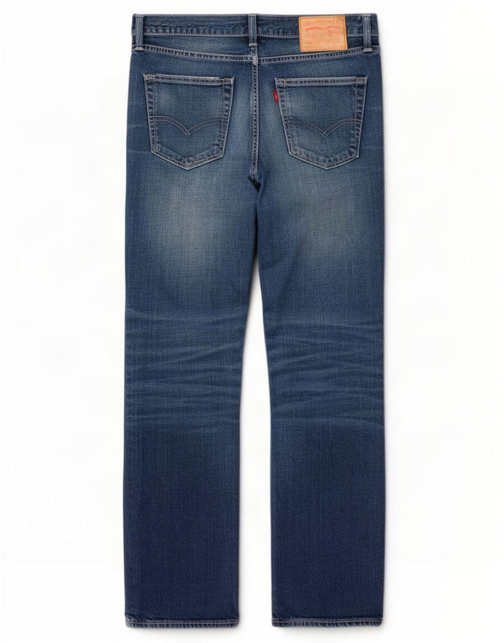 Мужские джинсы Levi's 527 Bootcut W34 L32 синие, хлопок