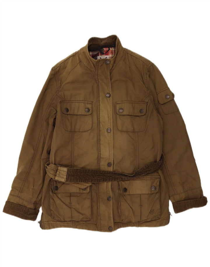 Женская универсальная куртка Crew Clothing UK 12, хлопок среднего цвета хаки