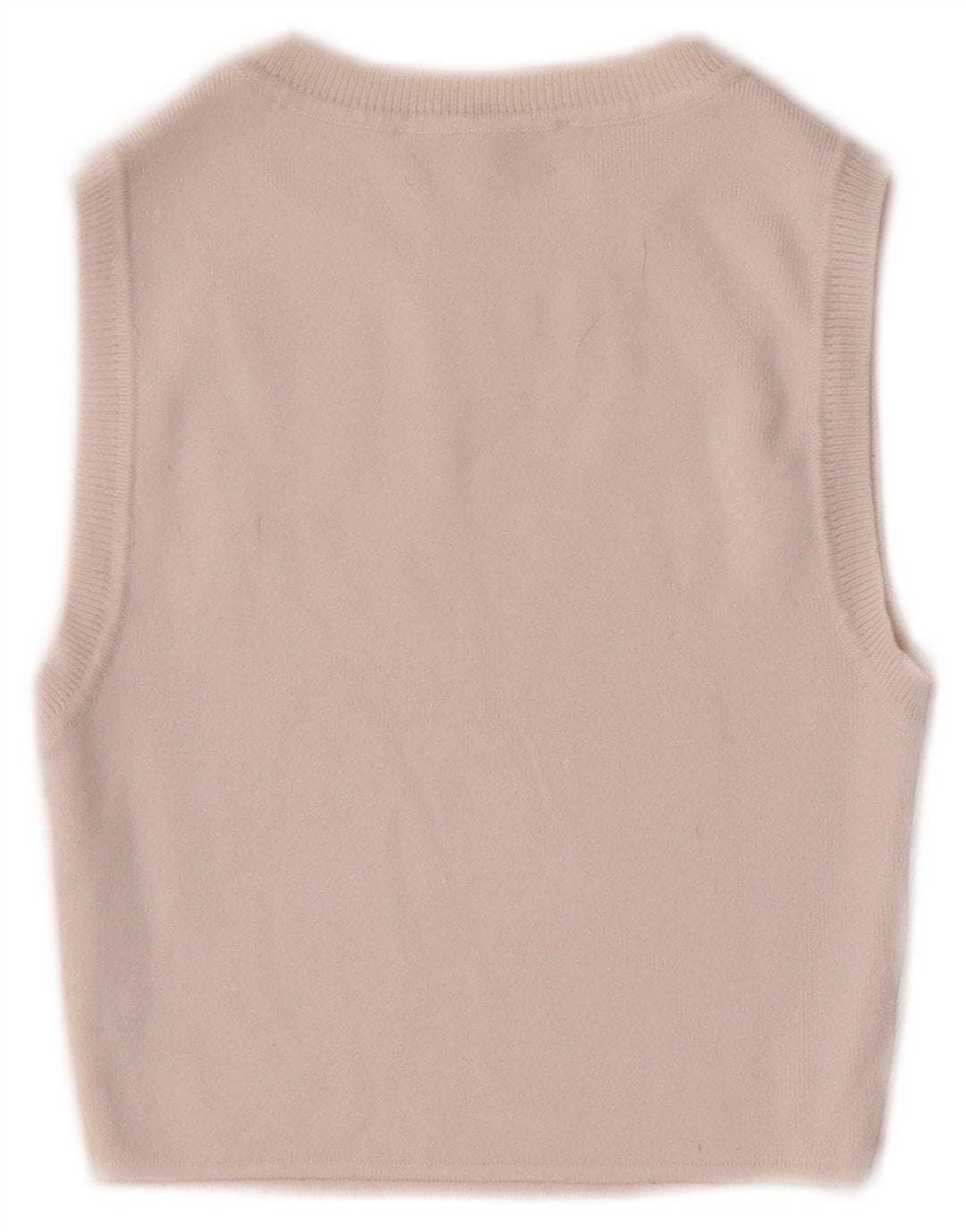 Женский укороченный жилет Zara UK 8, маленький, из белой вискозы