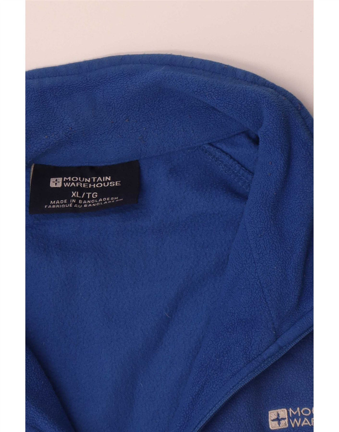 Мужской флисовый джемпер Mountain Warehouse с воротником на молнии XL, синий полиэстер