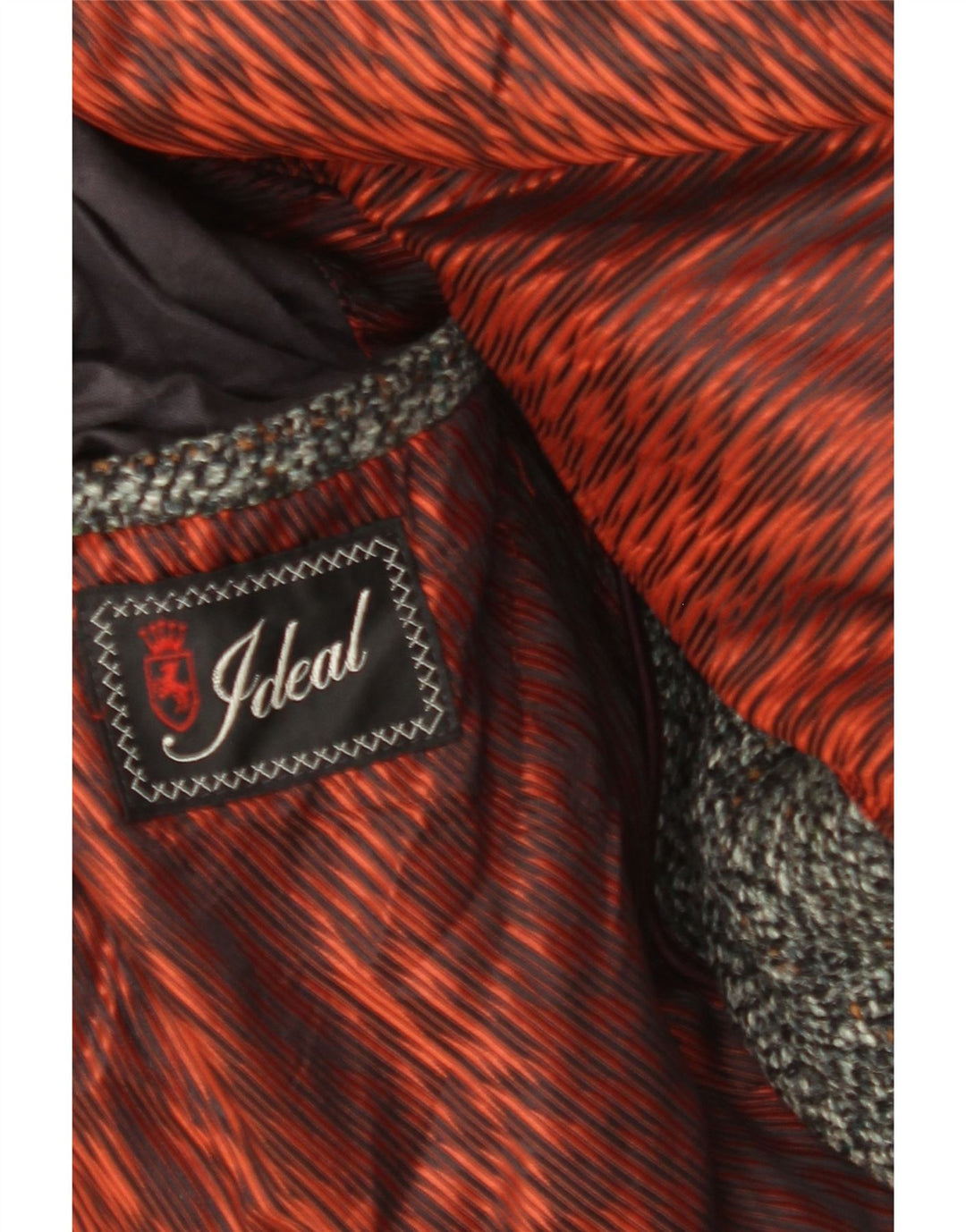 Мужское пальто IDEAL UK 40, большая серая клетка, новая шерсть