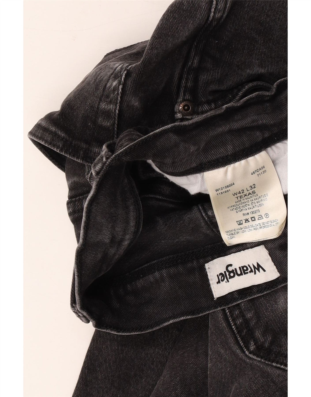 Мужские прямые джинсы Wrangler Texas W42 L32, серый хлопок