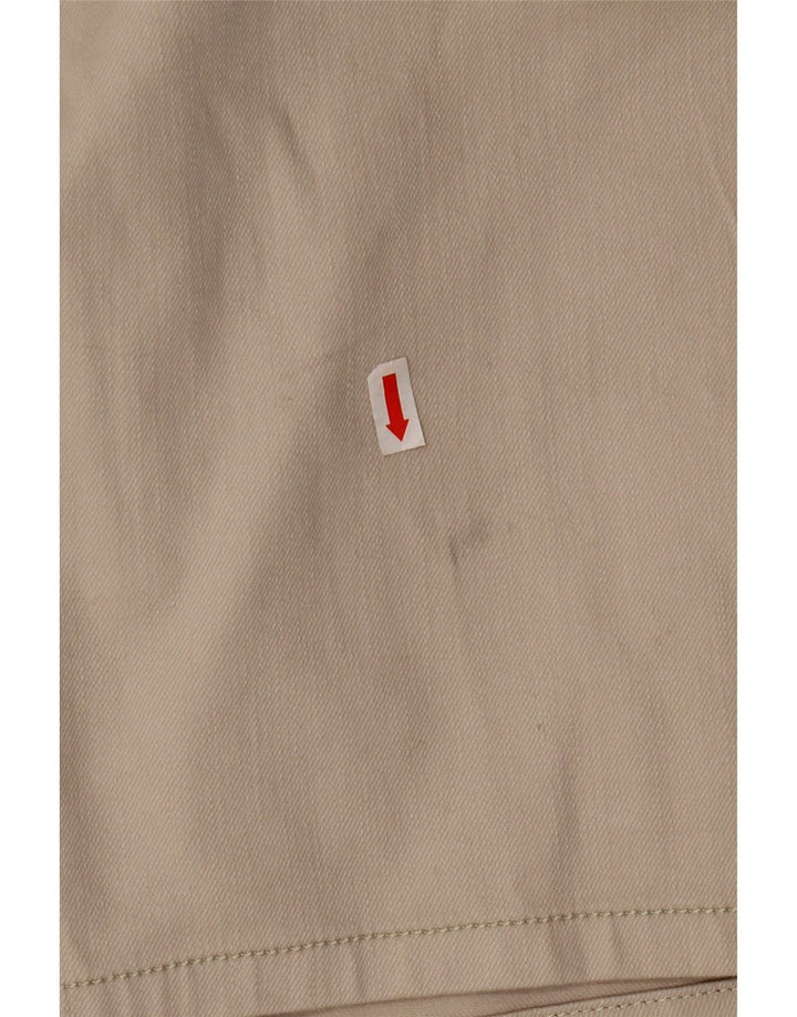 Женские шорты-бермуды LEE Riders со средней посадкой США 22 3XL W44 Бежевый хлопок