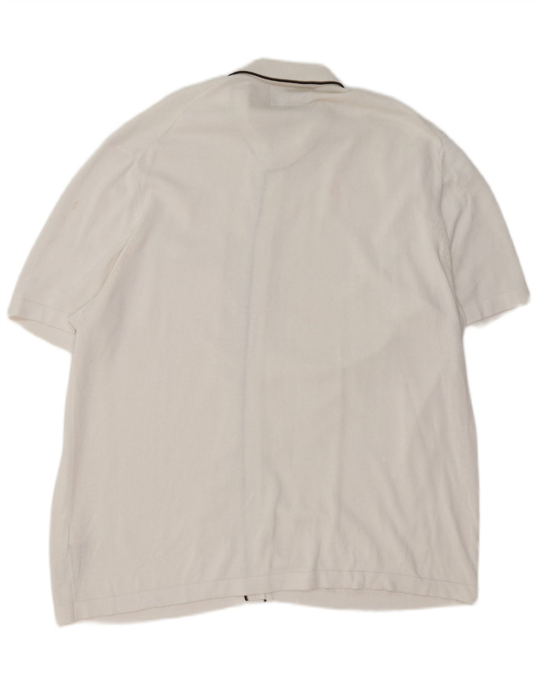 Мужской кардиган с коротким рукавом Marks & Spencer 2XL, белый модал
