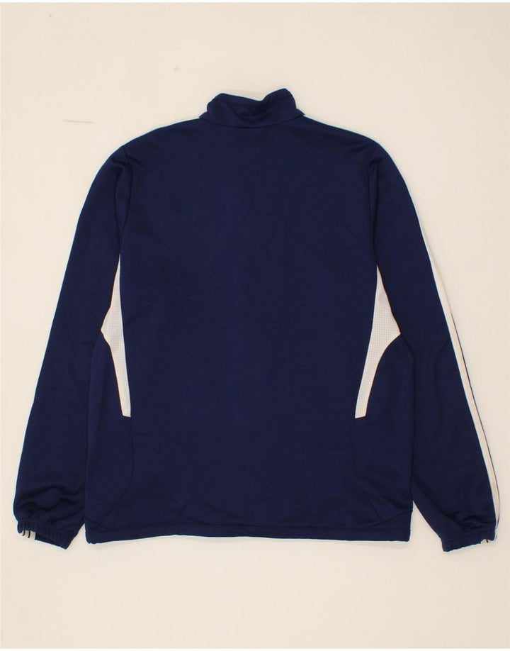 ADIDAS Boys Climacool Tracksuit Top Jacket 13-14 Years Navy Blue Vintage Adidas and Second-Hand Adidas from Messina Hembry 