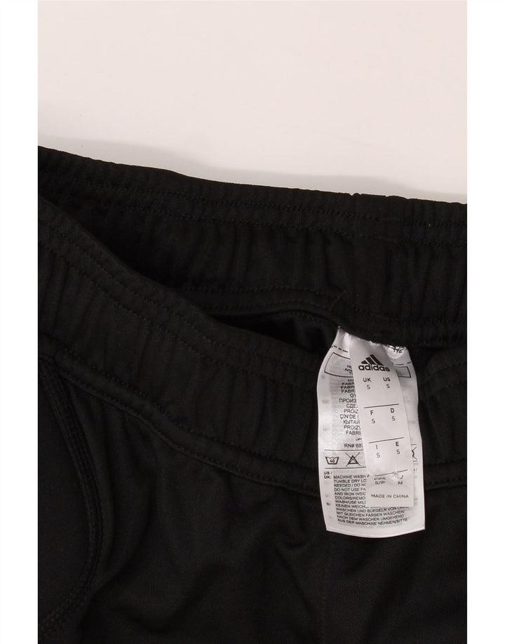 ADIDAS Boys Aeroready Sport Shorts 8-9 Years Small Black Polyester Vintage Adidas and Second-Hand Adidas from Messina Hembry 