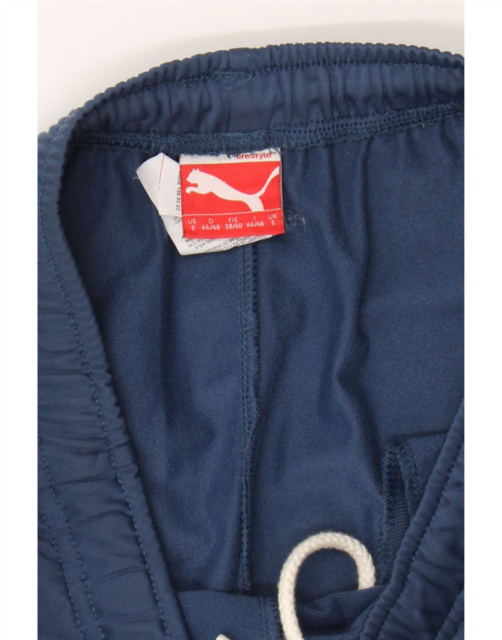 PUMA Mens Tracksuit Trousers Joggers Small  Blue Polyester Vintage Puma and Second-Hand Puma from Messina Hembry 