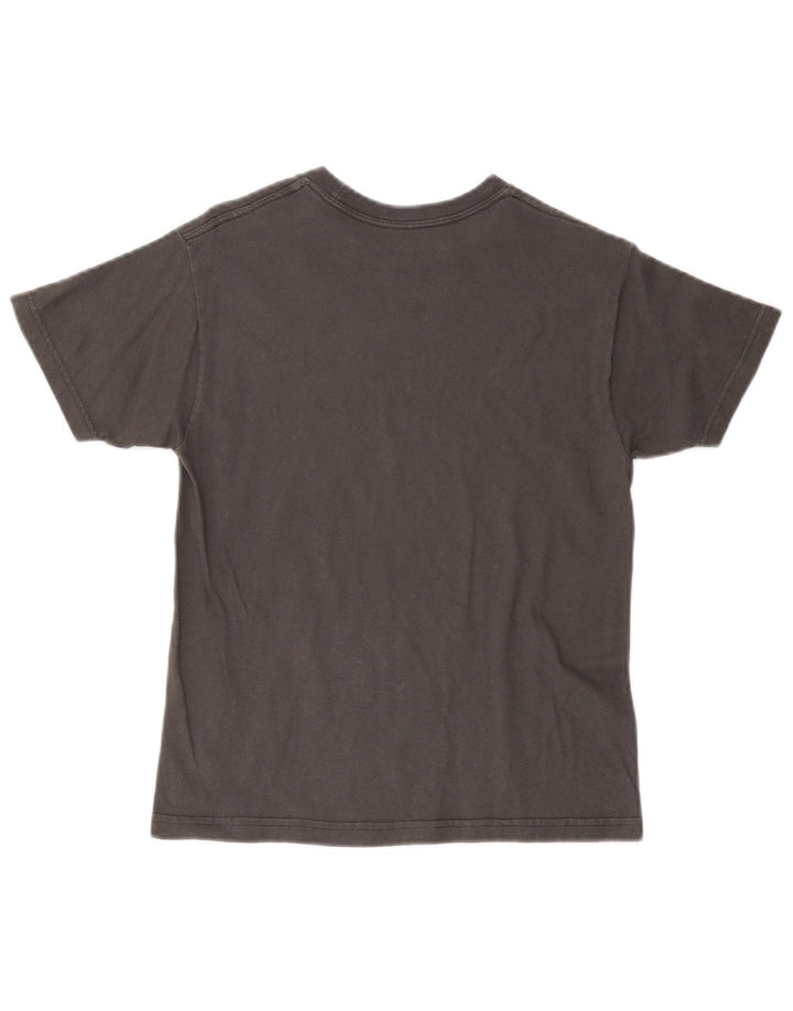 HURLEY Женская футболка классического кроя с рисунком Top UK 18 Средний серый хлопок