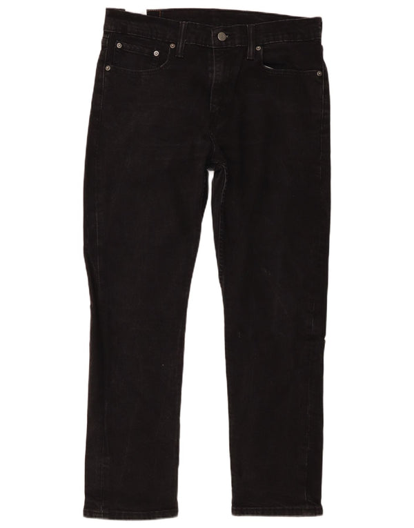 Мужские прямые джинсы Levi's 502 W33 L27, черный хлопок