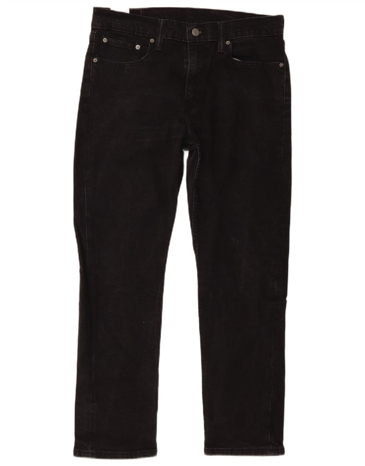 Мужские прямые джинсы Levi's 502 W33 L27, черный хлопок