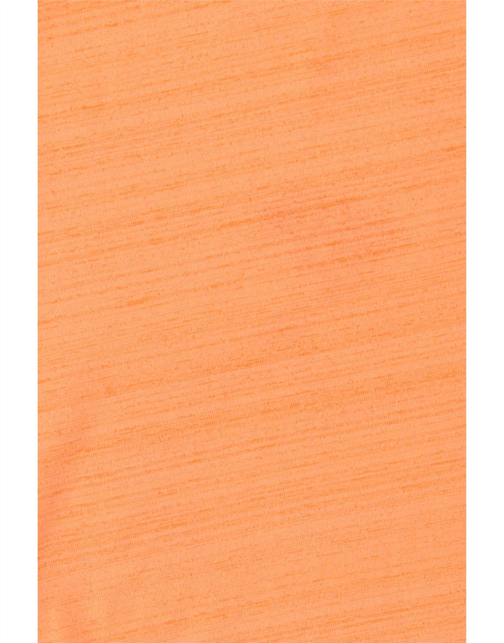 Футболка Nike Dri Fit для мальчиков, 8–9 лет, маленький полиэстер в оранжевую полоску