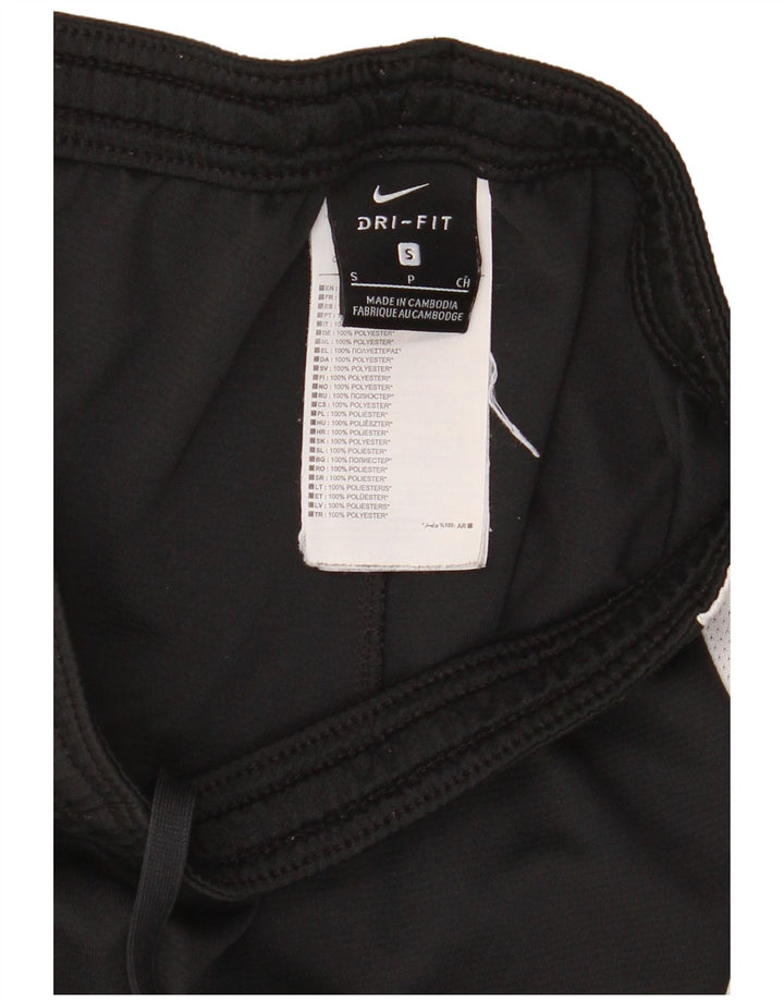 Женские спортивные шорты Nike UK 10, маленькие черные, полиэстер с цветными блоками