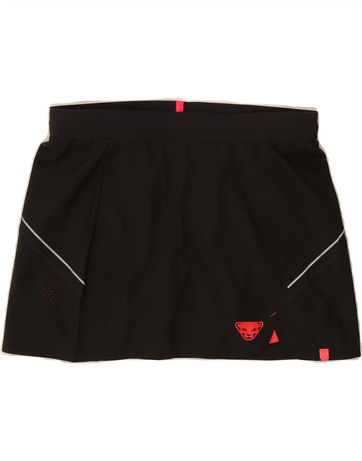 VINTAGE Womens Skort IT 46 Large  Black Polyester Vintage Vintage and Second-Hand Vintage from Messina Hembry 