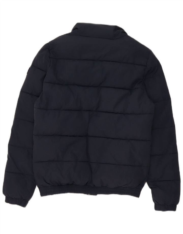 Женская утепленная куртка оверсайз Superdry UK 10, маленький темно-синий полиэстер