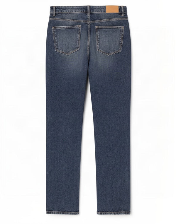 Женские прямые джинсы Zara EU 40 Medium W30 L33, синие, хлопок