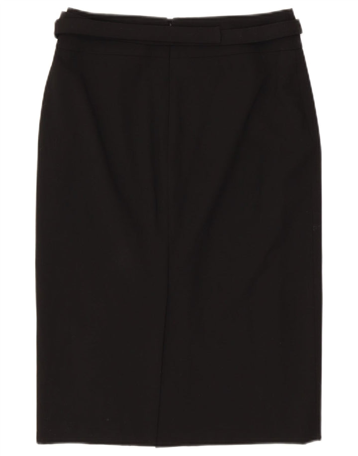 Женская юбка-карандаш CALVIN KLEIN US 2 XS W28, черный полиэстер