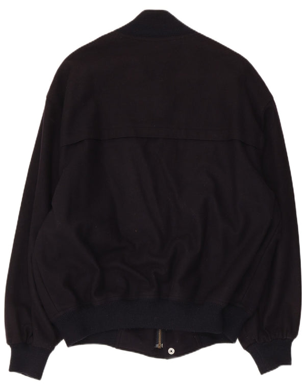 Мужской бомбер WHITE SAILS IT 54 2XL Темно-синий, шерсть