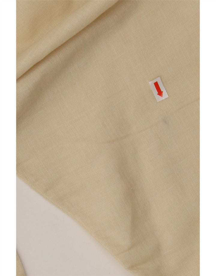 MARCELLO CIONI Womens Long Sleeve Blouse Top IT 48 XL Beige