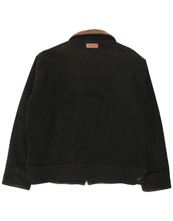 Мужская куртка-бомбер Marlboro Classics UK 46 3XL, зеленый хлопок