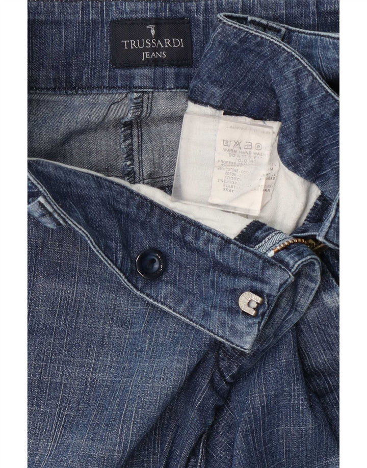 Женские свободные джинсы Trussardi W30 L31, синий хлопок
