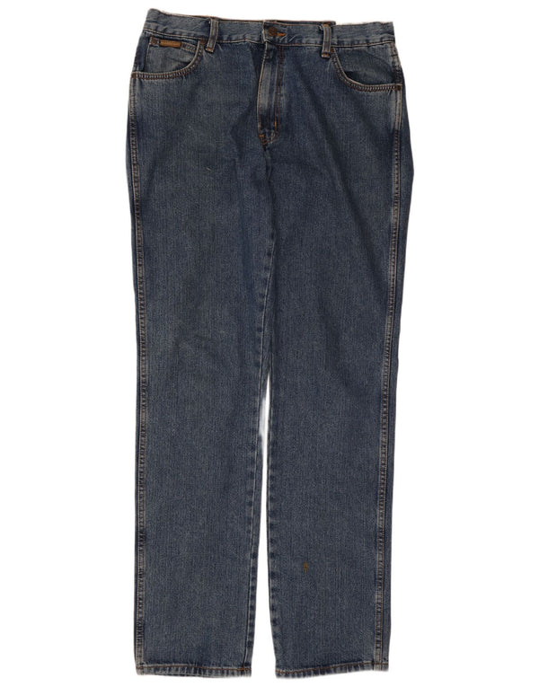 Мужские прямые джинсы Wrangler Texas W34 L34, синий хлопок