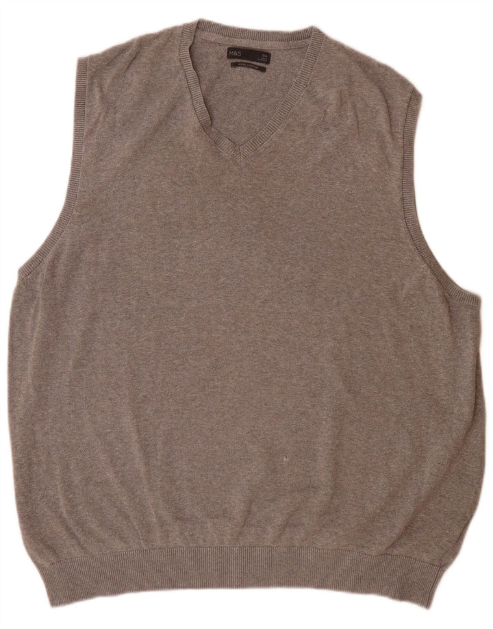 Мужская майка Marks & Spencer 2XL, серый хлопок