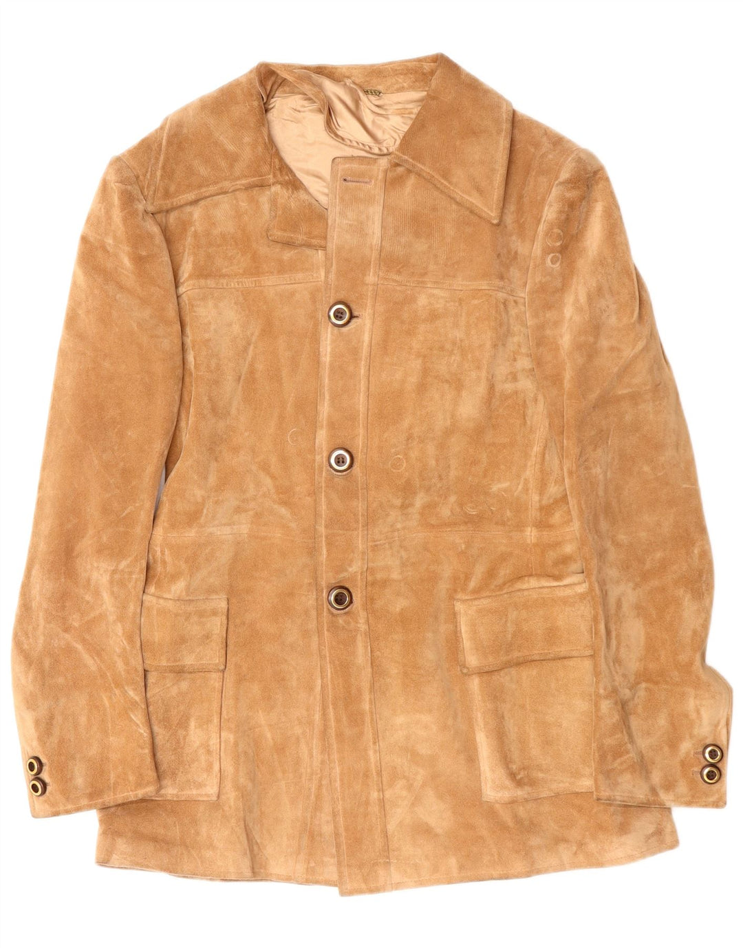 Винтажный мужской пиджак на 4 пуговицах IT 52 XL Бежевый