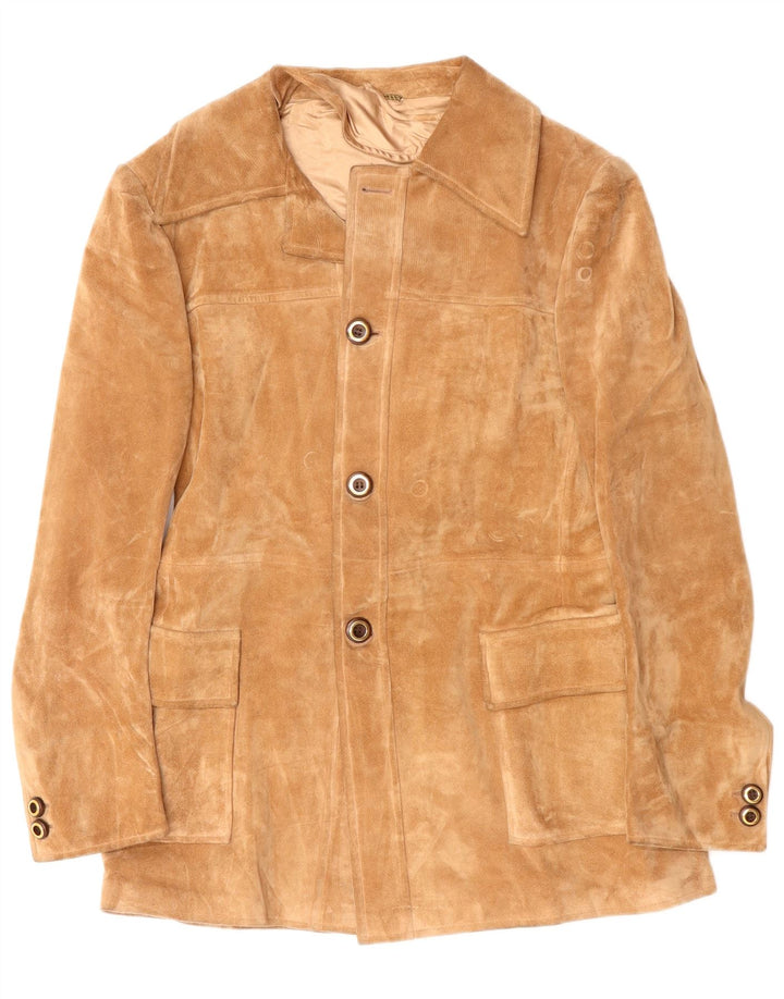 Винтажный мужской пиджак на 4 пуговицах IT 52 XL Бежевый