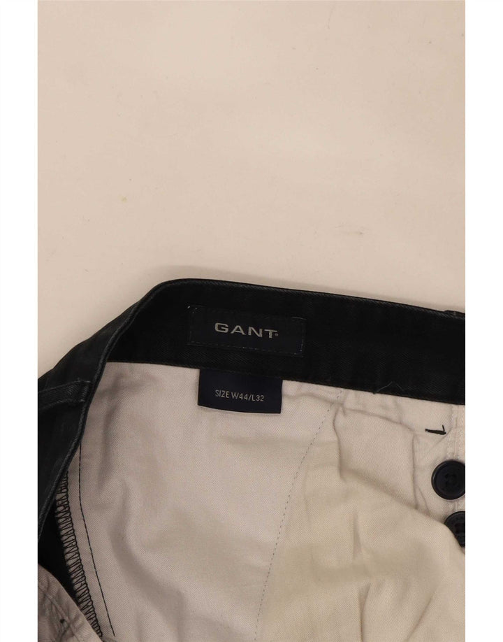 Мужские прямые брюки чинос Gant W44 L32 черные