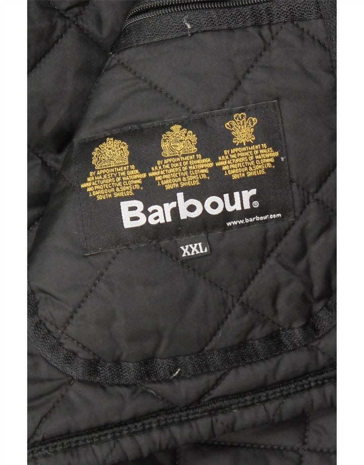 Женская стеганая куртка BARBOUR UK 20 2XL черная из полиамида