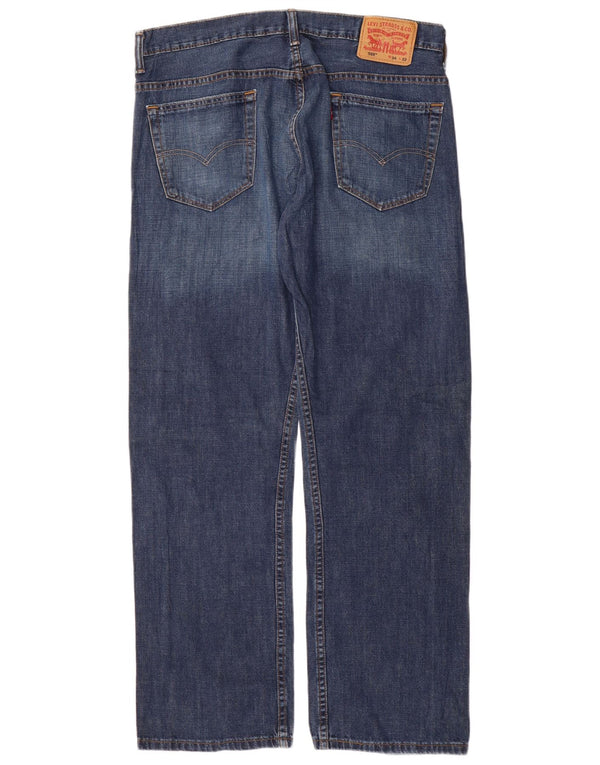 Мужские широкие джинсы Levi's 569 W34 L32 синие, хлопок