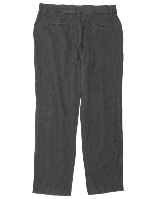 Женские прямые повседневные брюки свободного покроя Lee, США 12, большие W32 L30, серые