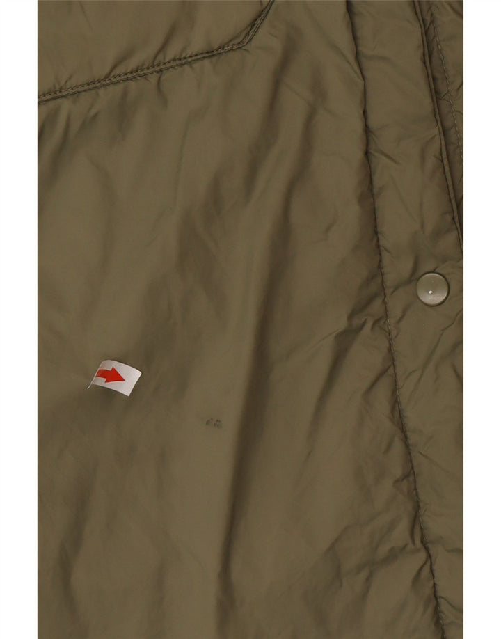 Женская ветровка оверсайз Zara UK 16, большой цвет хаки, полиамид