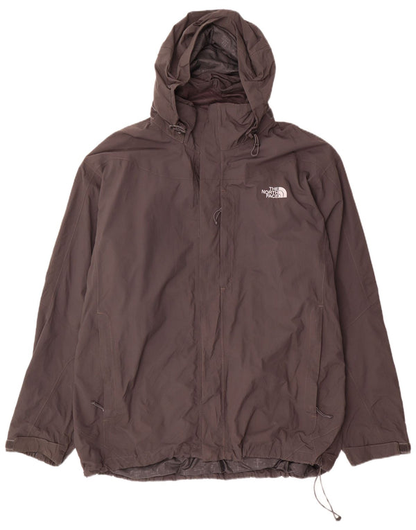 Мужская дождевик с капюшоном The North Face UK 42 XL Серый нейлон