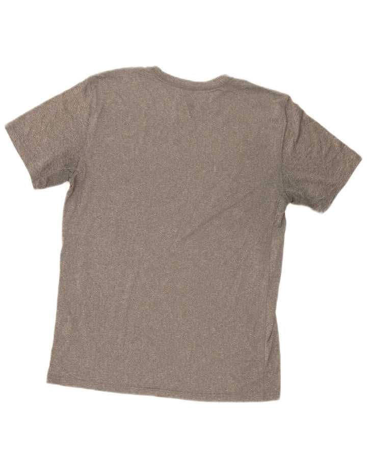 Женская футболка с рисунком Nike Dri Fit Top UK 14, средний серый полиэстер