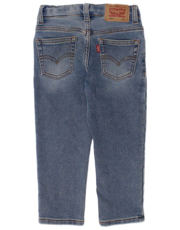 Прямые джинсы LEVI'S Baby Boys 514 18–24 месяцев W20 L13, синий хлопок