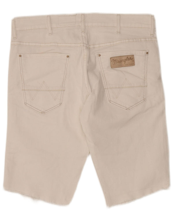 Мужские джинсовые шорты Wrangler Vegas W31, средний белый хлопок, хлопок