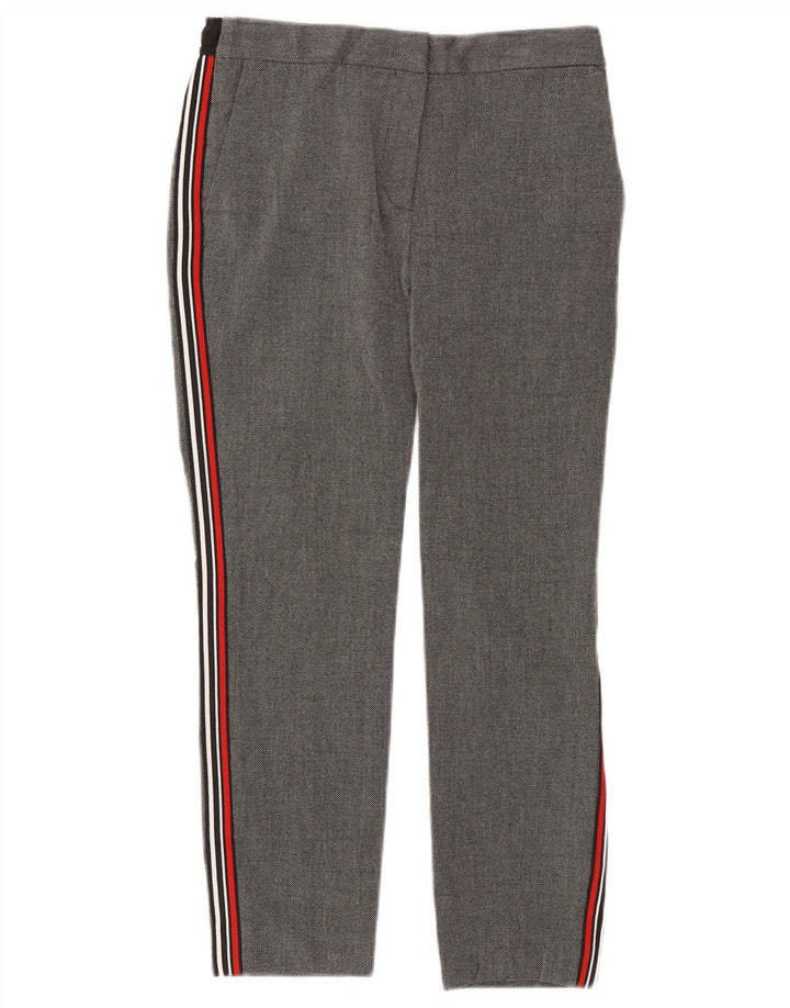 Женские укороченные брюки Zara Medium W28 L25, серый полиэстер